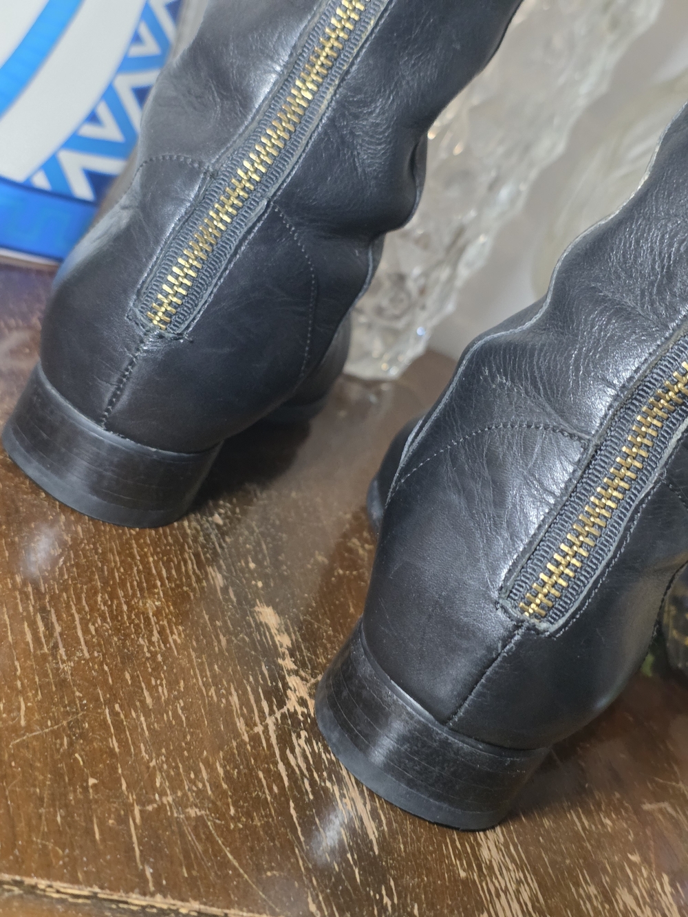 Poppy Barley "The Riding Boot" in Black Leather - Picture 6 of 14